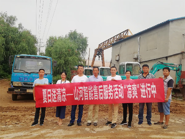 到了市场一线才知路，j9国际集团挖机客户都是铁杆粉丝