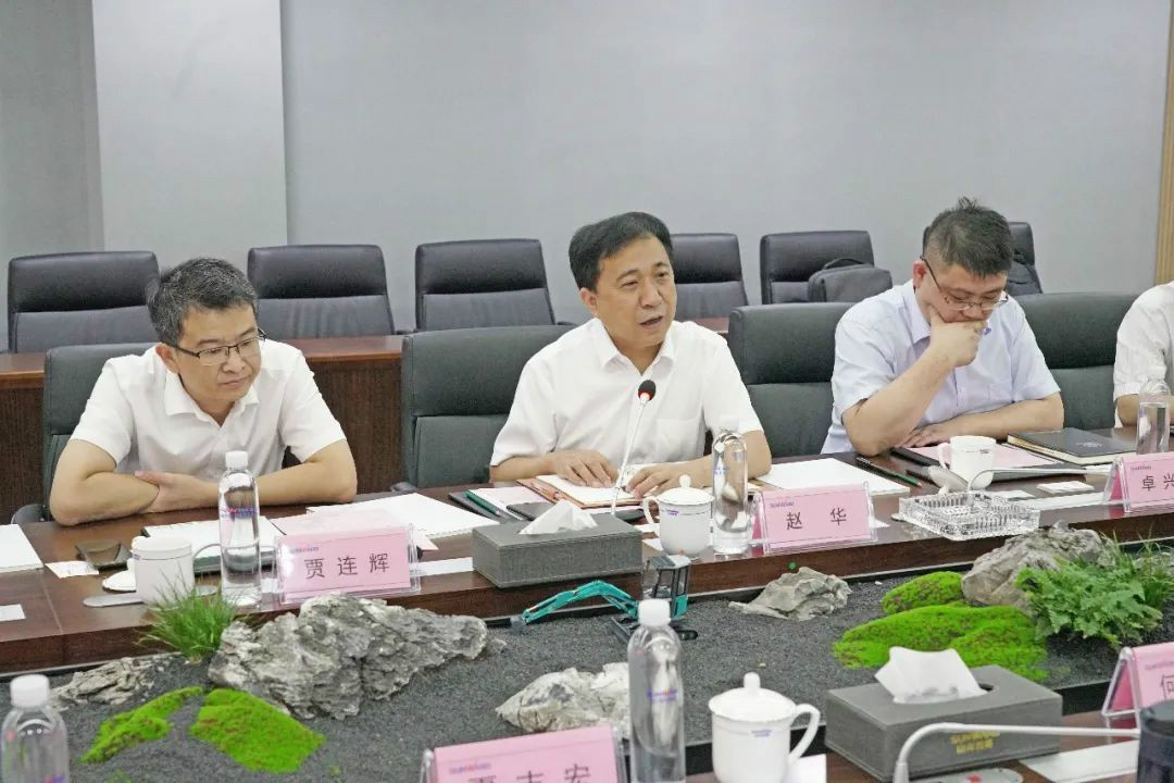 中铁设备赵华总经理莅临j9国际集团智能互换