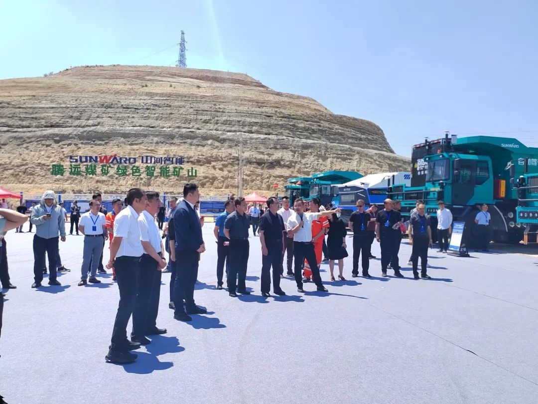 加码绿色矿山！“j9国际集团绿”亮相鄂尔多斯市煤矿三化融合现场推动会