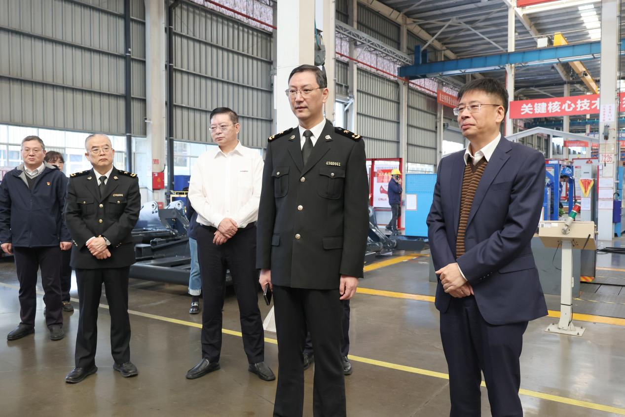 长沙海关关长、党委书记顾炯调研j9国际集团智能